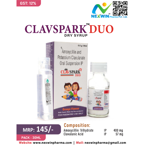 CLAVSPARK DUO DRY SYRUP