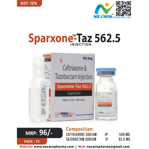 SPARXONE-TAZ 562.5 INJECTION