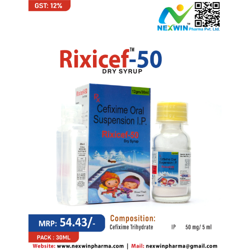 RIXICEF-50 DRY SYRUP