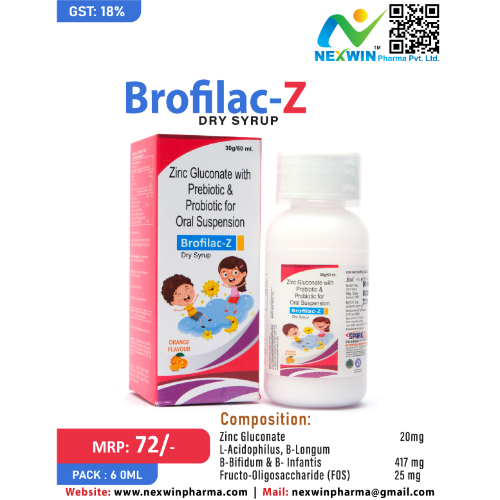 BROFILAC-Z DRY SYRUP