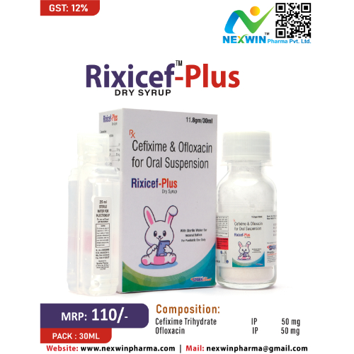 RIXICEF-PLUS DRY SYRUP